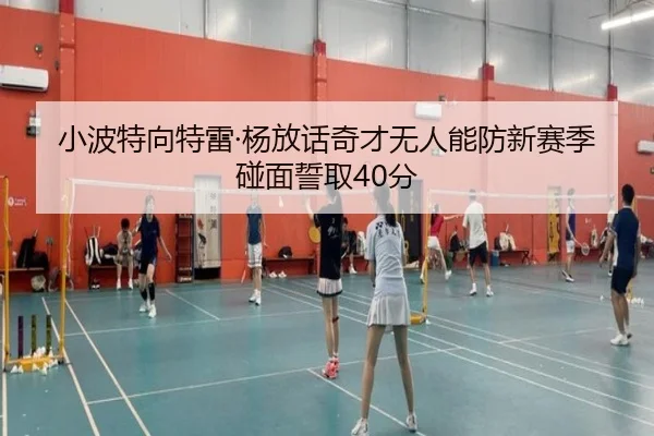 小波特向特雷·杨放话奇才无人能防新赛季碰面誓取40分
